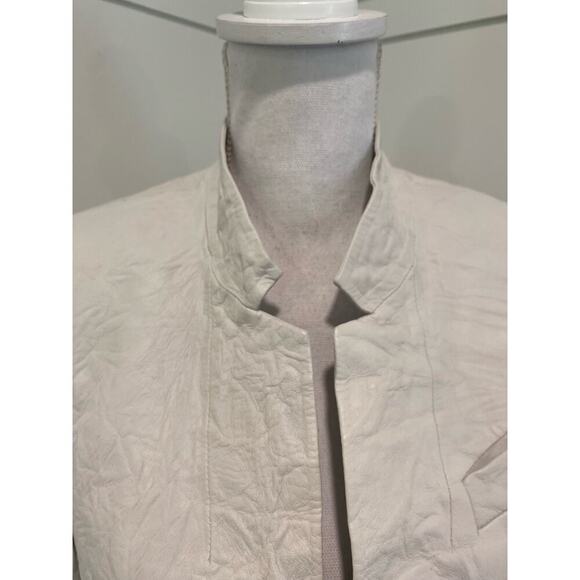 Zadig & Voltaire Verys Creased Leather Jacket in Natural - Picture 6 of 15